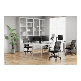 Neomounts DS70-750BL2 Soporte de Escritorio para Monitor de 17-27 Pulgadas con Resorte de Gas y Pinza/Atornillado, Negro