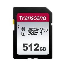 Transcend SDC300S Tarjeta de Memoria SDXC 512GB Clase 10 U3 V30 100/55 MB/s (Lectura/Escritura) para Cámaras y Dispositivos Precio: 65.79000021. SKU: B17EP6WBNL