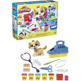 PLAY-DOH - Caja - La práctica veterinaria con perro, estuche, 10 herramientas y 5 colores