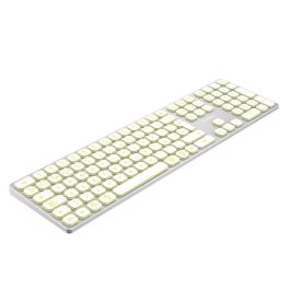Coolbox Teclado Inalambrico Retroiluminado Moonlight Key B431 Bluetooth 5.1 + RF 2.4GHz Aluminio
