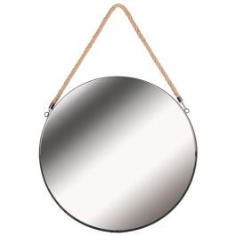 Home Deco Factory Espejo con Asa y Cuerda Natural Diámetro 50 cm Precio: 18.49999976. SKU: B1542TBGQW