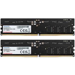 ADATA Memoria RAM DDR5 64 GB (2x 32 GB) 5600 MHz CL46 DIMM Dual-Kit Negro AD5U560032G-DT AMD EXPO para PC