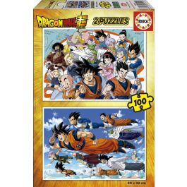 Educa 18214 Puzzle Dragon Ball Pack de 2 Puzzles de 100 Piezas para Niños Medidas 40x28 cm Edad +6 Años Precio: 8.59000054. SKU: S2403690