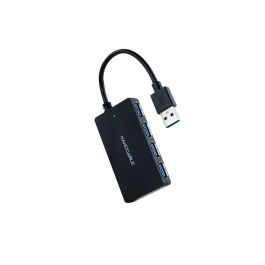 HUB NANO CABLE USB3.0 4PTOS USB-A/M - USB3.0/H 0.15M NEGRO Precio: 9.5000004. SKU: S0234585