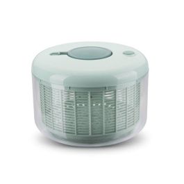 Livoo MEN434 Centrifugadora de ensaladas con empujador 4,2 L - Cesta escurridora, apta lavavajillas