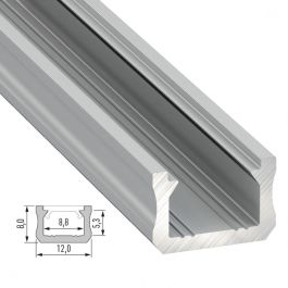 Perfíl Aluminio Tipo X 2,02M Perfíl Aluminio Tipo X 2,02M