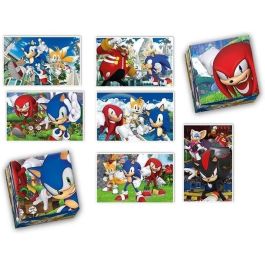 Clementoni CLE8005125183180 Edukit Sonic 4 en 1 - Caja de aprendizaje con 2 rompecabezas, 1 bloc de notas y 6 cubos, +4 años Clementoni CLE8005125183180 Edukit Sonic 4 en 1 - Caja de aprendizaje con 2 rompecabezas, 1 bloc de notas y 6 cubos, +4 años
