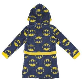 Cerdá Batín de Casa Coral Fleece con Diseño de Batman para Niños - Talla 14 Años - Gris Oscuro