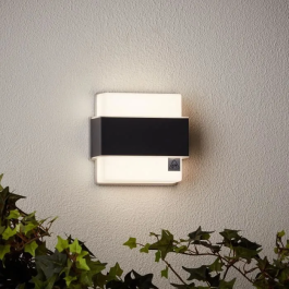 Brilliant Aplique Exterior LED Integrado 7W ARCHIE 600lm Negro Mate Metal IP44