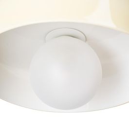 Lámpara Techo Amarillo Metal-Cristal 25 X 25 X 23 cm