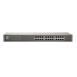 LevelOne Switch No Administrado FSW-2450 de 24 Puertos Fast Ethernet (10/100) Montaje en Rack