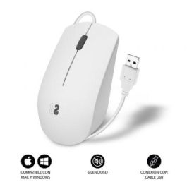 Ratón Subblim Business Silencioso/ Hasta 1200 DPI/ Blanco Ratón Subblim Business Silencioso/ Hasta 1200 DPI/ Blanco