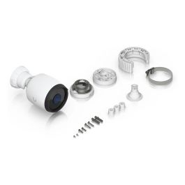 Ubiquiti UVC-G6-Bullet-B - Cámara de seguridad IP 8MP 4K, visión nocturna 30m, exterior/interior, IP66, PoE, sensor 1/1.8", para montaje en techo, pared o poste
