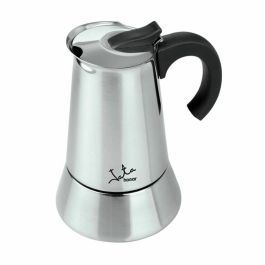 Cafetera Italiana JATA Acero 10 Tazas Acero Inoxidable 1 L