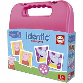 Educa EDU8412668202207 Peppa Pig Idéntica Juego de Memoria – 72 Cartas, desarrolla memoria y atención – A partir de 3 años Precio: 25.4999998. SKU: B1J97ATYGN
