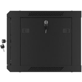 Lanberg Armario Rack WF01-6406-10B Montaje Pared 6U 600x450x379mm Carga 60kg Negro