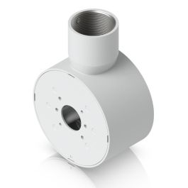 Ubiquiti Soporte Doble para Cámaras UniFi 1 1/2" NPS de Aleación de Aluminio y Policarbonato Blanco para Montaje en Superficie Plana y Conducto Roscado