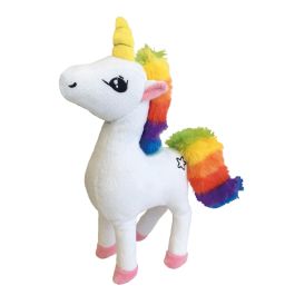 Juguete para perros Gloria Alydar Unicornio Arcoíris Blanco