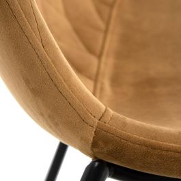 Silla Marrón Tejido-Metal Salón 46 X 51 X 83,50 cm