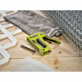 Ryobi RYO4892210236159 Grapadora clavadora 4 en 1 compatible con grapas T50, T25 (14mm), JT21 (10mm) y puntas 18G (15.8mm)