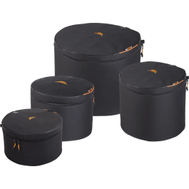 TOBAGO APJT18 Kit Fundas Batería Bombo 18"x16, Tom 12"x9, Tom 14"x14, Caja 14"x5.5" Negro Poliéster 600D Precio: 109.89000022. SKU: B1CYFWDRMZ