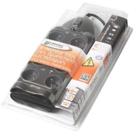 Infosec 61272 S8 Parasurtenseur: Supresor de Sobretensión Eléctrica con 8 Tomas de Corriente Estándar Francés, Garantía de 2 Años Infosec 61272 S8 Parasurtenseur: Supresor de Sobretensión Eléctrica con 8 Tomas de Corriente Estándar Francés, Garantía de 2 Años