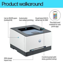 HP Laserjet Pro 3202Dw - Impresora láser color, WiFi, duplex automático, AirPrint, 25 ppm HP Laserjet Pro 3202Dw - Impresora láser color, WiFi, duplex automático, AirPrint, 25 ppm