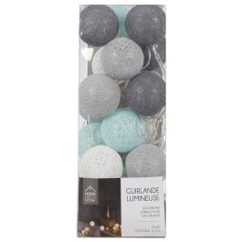 Home Deco Factory Guirnalda Luz 20 Led Azul/Gris
