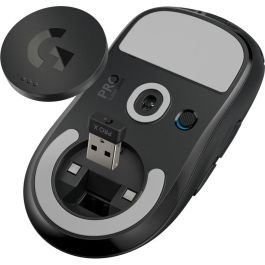 Logitech PRO X WIRELESS LIGHTSPEED Combo Ratón Óptico 25600 DPI y Auriculares Diadema Inalámbricos RF para Gaming