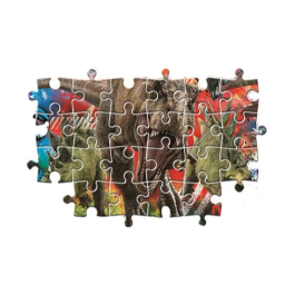 Clementoni 26456 SuperColor 60 piezas Maxi Puzzle Jurassic World Niños