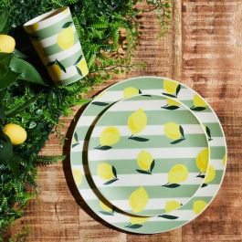 Home Deco Factory Plato Postre Polipropileno Colección Bain De Soleil 20 cm