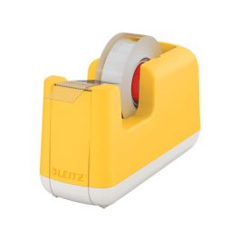 Portarrollo Sobremesa Leitz Cosy Plastico Para Cintas 33 Mt Color Amarillo