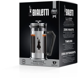Bialetti 0003160/NP Cafetera de Prensa Francesa 350 ml Acero