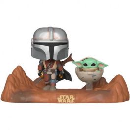 Funko Pop Star Wars The Mandalorian con Baby Yoda - Figura de Vinilo
