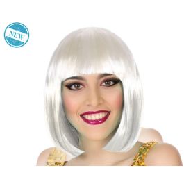 Peluca corta lisa blanca con flequillo estilo bob para disfraces de ángel, diosa del hielo o eventos de ciencia ficción, ideal para sesiones de fotos Precio: 2.6899994. SKU: B1DQ3D8DS6
