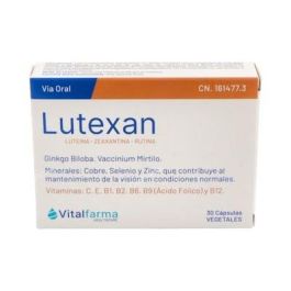VITALFARMA Lutexan 30 Cápsulas para la Visión, Protección Antioxidante, Piel y ADN Precio: 20.8899999. SKU: B1GCSMRVQ2