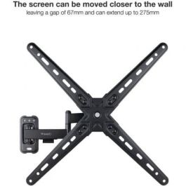 TOOQ SOPORTE PARED PANTALLAS 13-55" GIRA/INCLI NEGRO TOOQ SOPORTE PARED PANTALLAS 13-55" GIRA/INCLI NEGRO