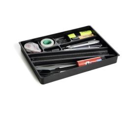 Durable 1712004058 Organizador de Cajones Idealbox Plus PEN TRAY de Poliestireno Carbón Vegetal 240x340x36mm