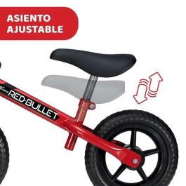 Chicco Bicicleta sin pedales Bullet roja 10 pulgadas perfecta para adquirir el equilibrio