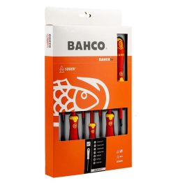 Bahco Juego de Destornilladores Aislados Bahcofit 7 Piezas: Planos (0,4x75, 0,8x100, 1,0x125, 1,2x150 mm) y Pozidriv (PZ0, PZ1, PZ3) Precio: 59.50000034. SKU: B19VGQQ8JM