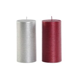 DKD Home Decor Vela Navidad Tradicional Rojo Plateado Cera 7x14x7 cm Pack 12 Unidades Duración 75h Precio: 53.8899999. SKU: B16MRM3PF8