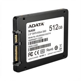 ADATA SU650 SSD 512GB SATA III 2.5" 3D NAND Retail Precio: 114.49999979. SKU: B14MWDHMJ6