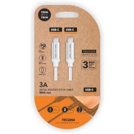 Tech One Tech Cable USB-C a USB-C Nylon 1m Blanco - Carga Rápida y Datos Precio: 5.50000055. SKU: B1K4AWWAPL