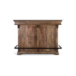 Giner y Colomer Mueble Bar Madera de Mango Granito 150 cm Marrón