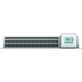 Warm Tech Calefactor Convector Eléctrico de Pared 1000W, Blanco, 230V, Calefacción Hasta 30 m³