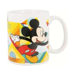 Taza Grande Safta Escolar 325 mL 117x87x100 mm Mickey Mouse Happy Smiles