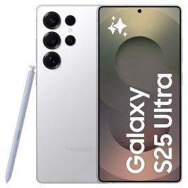 Teléfono inteligente Samsung Galaxy S25 Ultra con IA, 1 TB, color plata titanio