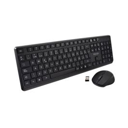 Teclado y Ratón V7 CKW350ES Negro Qwerty Español Precio: 26.79000016. SKU: B1AQX6SRZQ