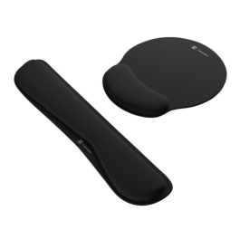 NATEC NPF-2195 Alfombrilla para Ratón Negro con Reposamuñecas, Base Antideslizante, Tela, Espuma, Caucho, Monocromo Precio: 18.49999976. SKU: B17ESF8GE3