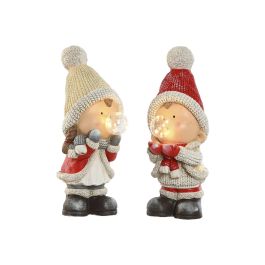 Figura Navidad Tradicional DKD Home Decor Beige Rojo 22 x 45 x 16.5 cm (2 Unidades) Precio: 67.88999998. SKU: B1ERTZXMH8